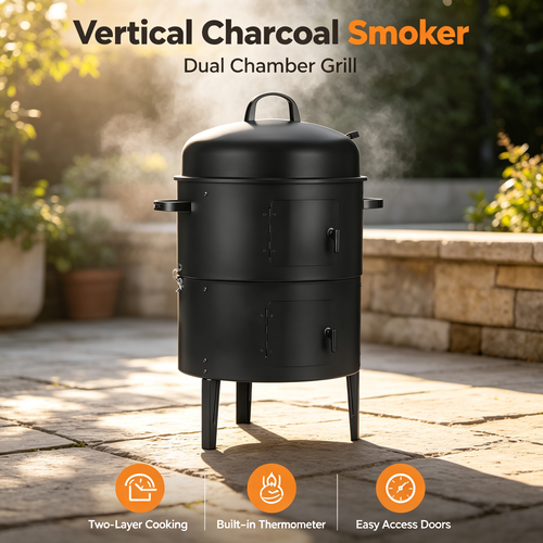 Vertical Charcoal Smoker