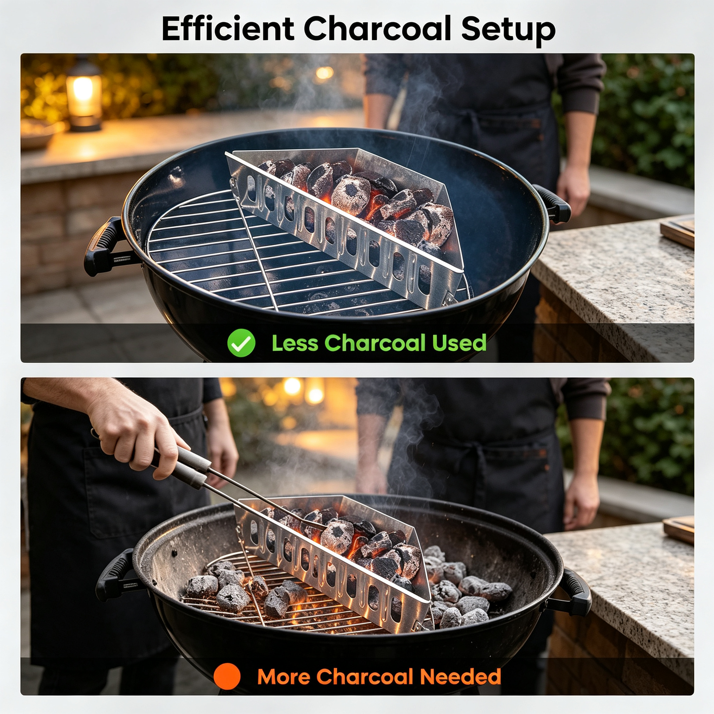Charcoal Basket Set