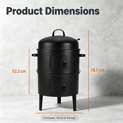 Vertical Charcoal Smoker