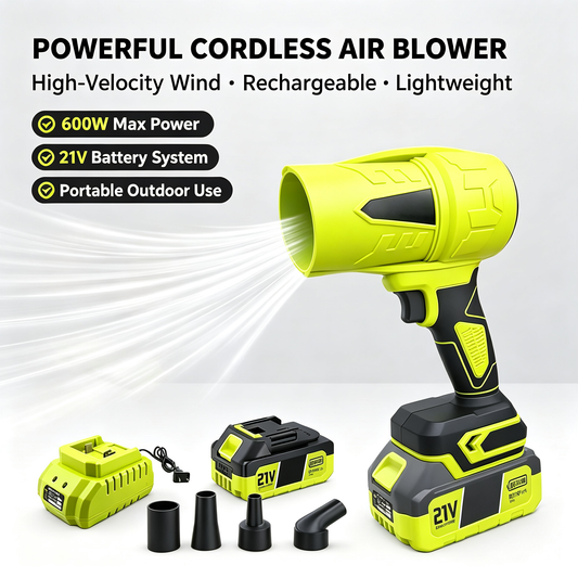 21V Turbo Cordless Leaf Blower – 150 MPH / 600 CFM, 4.0Ah Handheld Blower