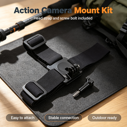 Camera Head Mount Strap
