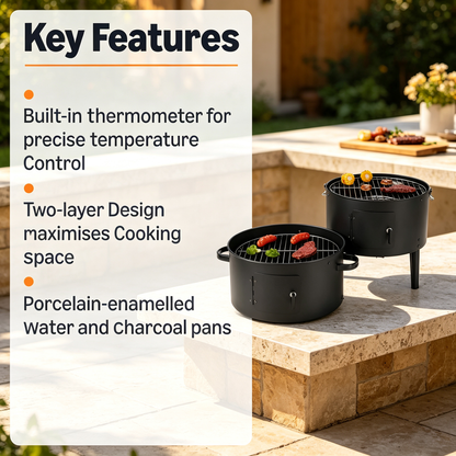 Vertical Charcoal Smoker