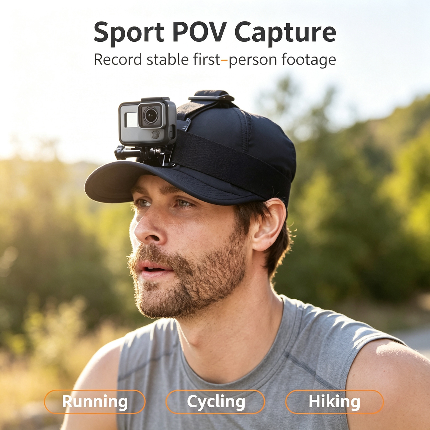 Camera Head Mount Strap