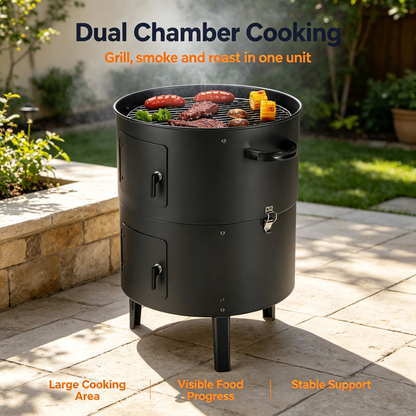Vertical Charcoal Smoker